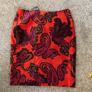 NWT Talbots petites velvet skirt